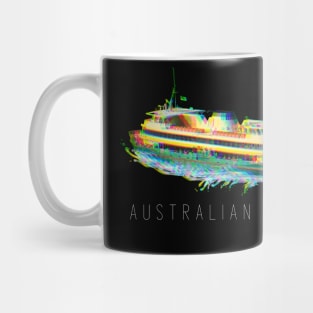 Australian Crawl - Manly Ferry (white type) Mug